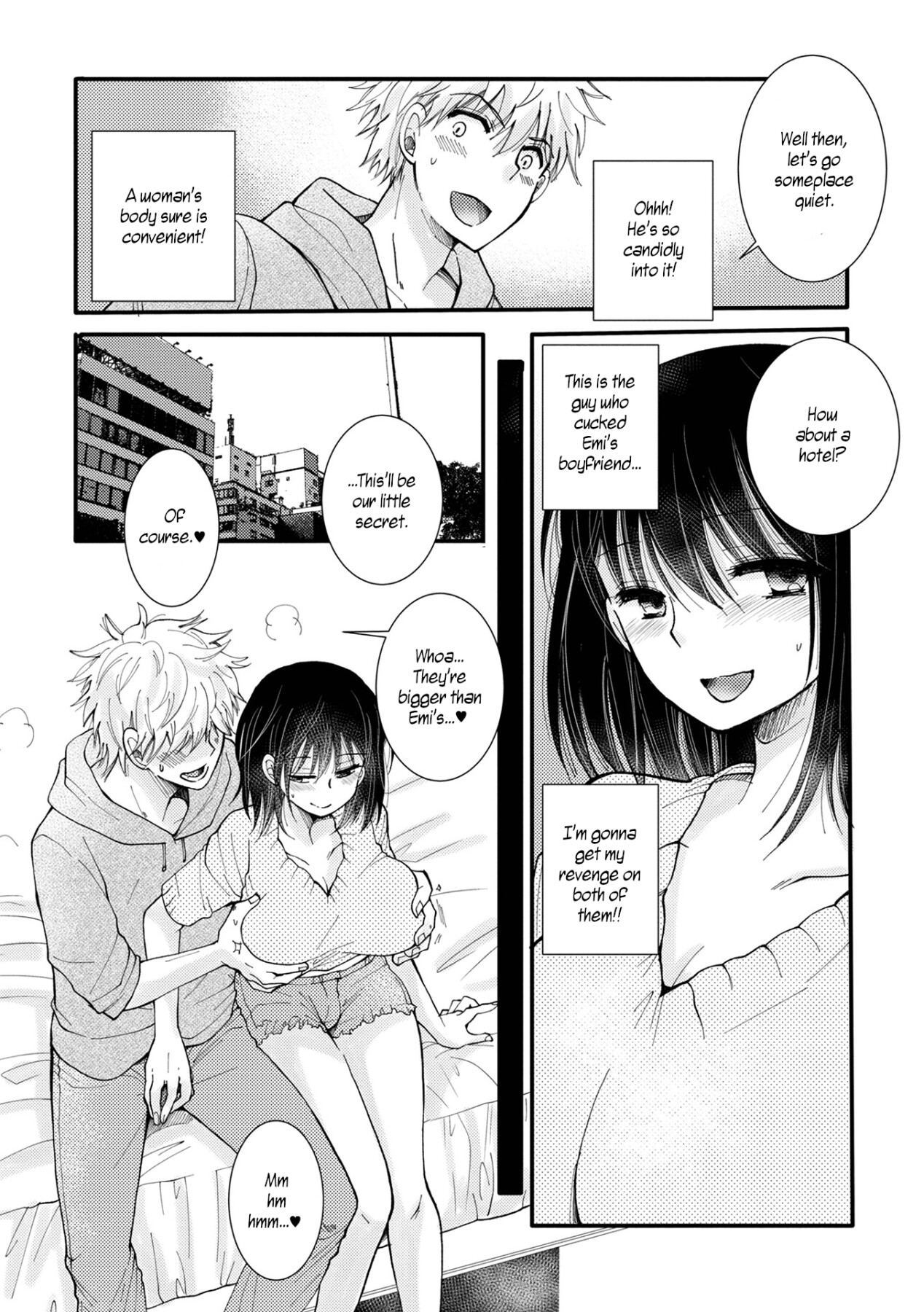 Hentai Manga Comic-I'll Have Sex With My Girlfriend's Boyfriend!!-Read-5